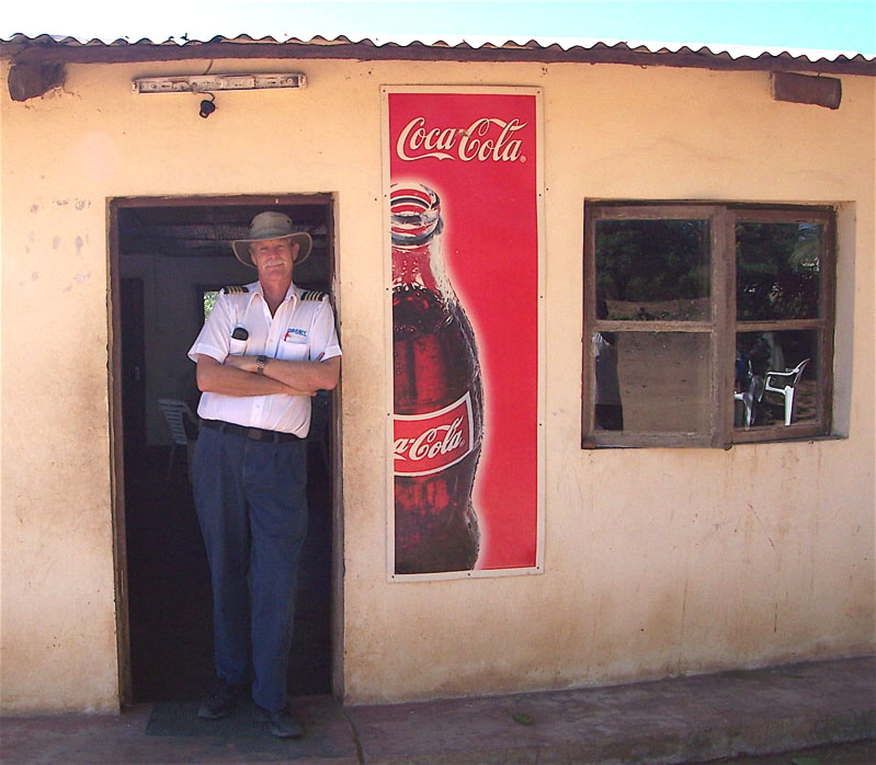 Bob Reinaker standing in doorway